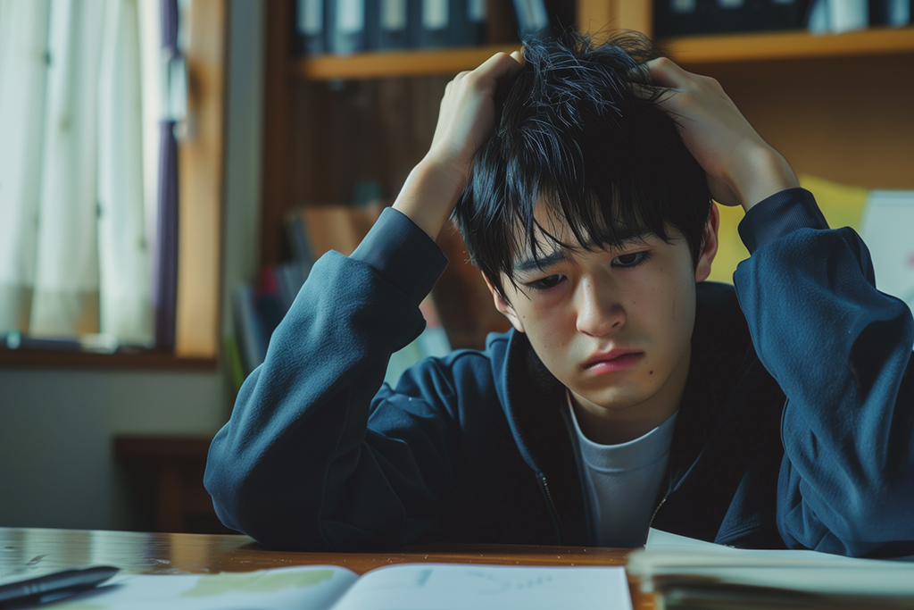 塾なし受験でのつまずきポイントのイメージ